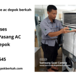 Proses Bongkar Pasang AC di Depok