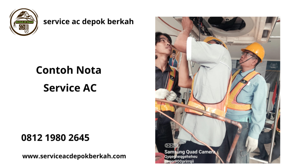 Contoh Nota Service AC