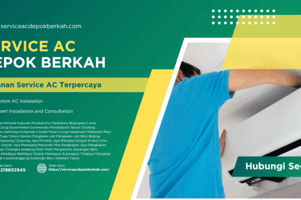 Cuci AC Depok Profesional dan Terdekat Bersih Dingin dan Hemat Listrik (081219802645)