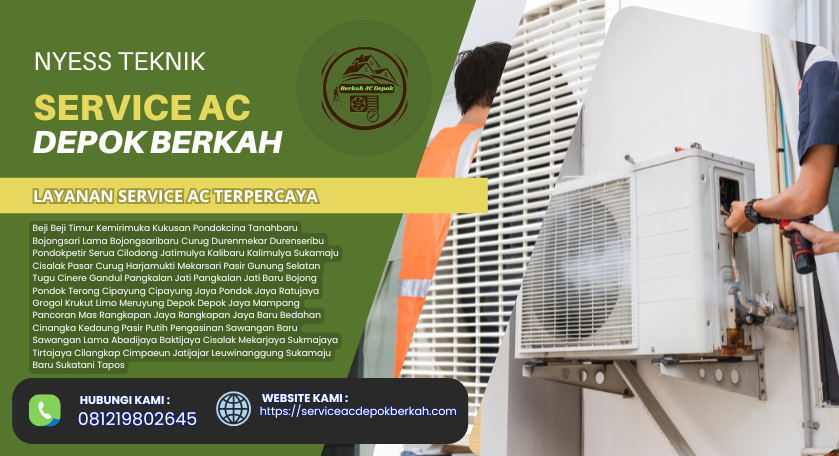 Service AC Cepat dan Murah Limo Depok | Teknisi Profesional 081219802645