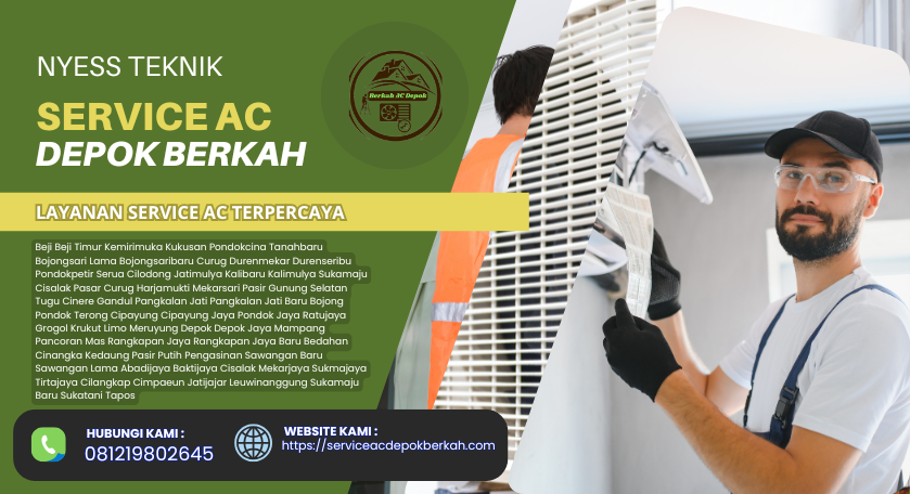 Service AC Terpercaya Limo Depok Teknisi Profesional dan Cepat 081219802645