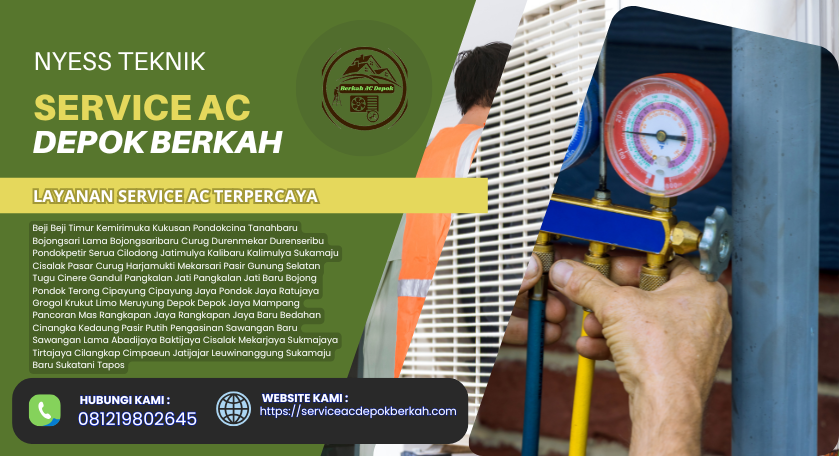 Tukang Isi Freon AC Depok Profesional dan Aman 081219802645