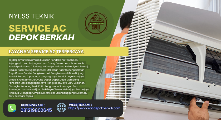 Cuci AC Rumah Tangga Limo Depok Layanan Bersih dan Panggilan Cepat 081219802645