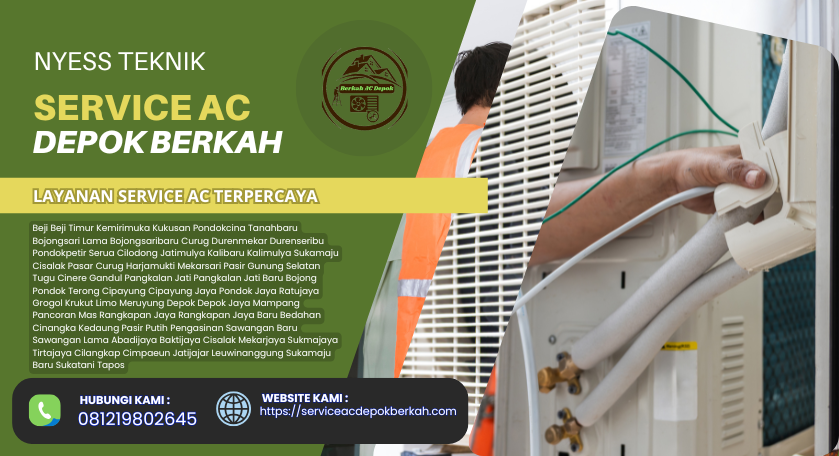 Servis AC Murah Depok Selatan Profesional dan Panggilan Cepat 081219802645