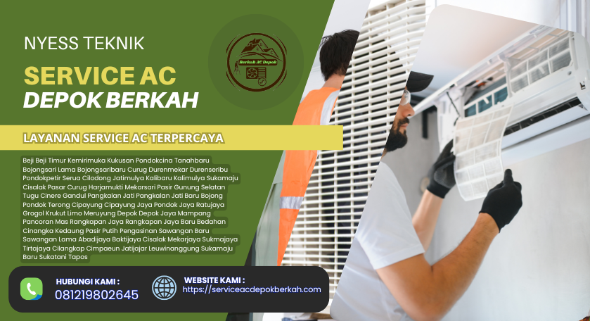 Tukang Servis AC Profesional Limo Depok: Solusi Tepat untuk AC Sejuk dan Awet (081219802645)