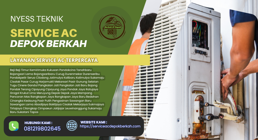 Jasa AC Limo Depok Profesional untuk Kebutuhan Rumah dan Kantor (081219802645)