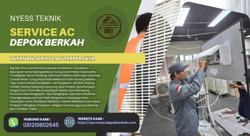 Tukang Teknisi AC Berpengalaman Limo Depok Profesional | 081219802645